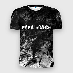 Мужская спорт-футболка Papa Roach black graphite