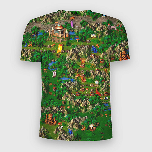 Мужская спорт-футболка Карта из Героев 3 / 3D-принт – фото 2