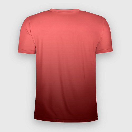 Мужская спорт-футболка Оттенок розовый антик градиент / 3D-принт – фото 2
