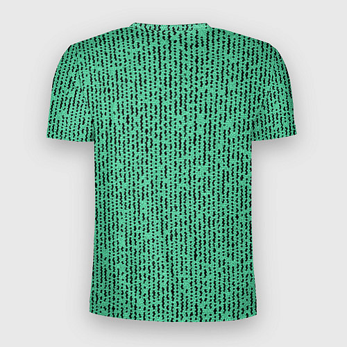 Мужская спорт-футболка Мозаика нефритовый зелёный / 3D-принт – фото 2