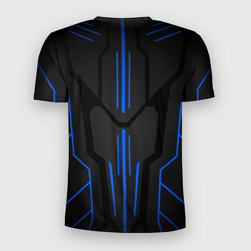 Мужская спорт-футболка Синяя броня - M-power / 3D-принт – фото 2