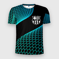 Мужская спорт-футболка Barcelona football net