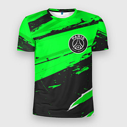 Мужская спорт-футболка PSG sport green