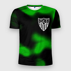 Футболка спортивная мужская Sevilla sport halftone, цвет: 3D-принт
