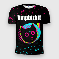Футболка спортивная мужская Limp Bizkit - rock star cat, цвет: 3D-принт