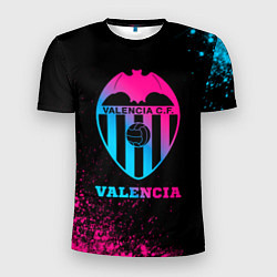Мужская спорт-футболка Valencia - neon gradient