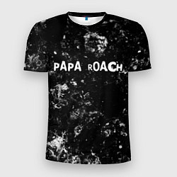Футболка спортивная мужская Papa Roach black ice, цвет: 3D-принт
