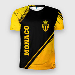 Футболка спортивная мужская Monaco - gold gradient вертикально, цвет: 3D-принт