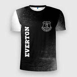 Мужская спорт-футболка Everton sport на темном фоне вертикально
