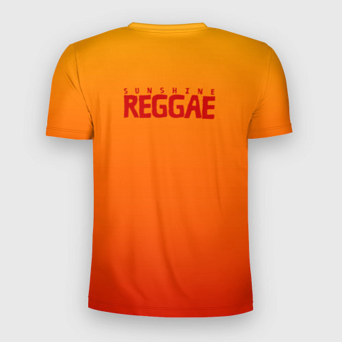 Мужская спорт-футболка Orange sunshine reggae / 3D-принт – фото 2