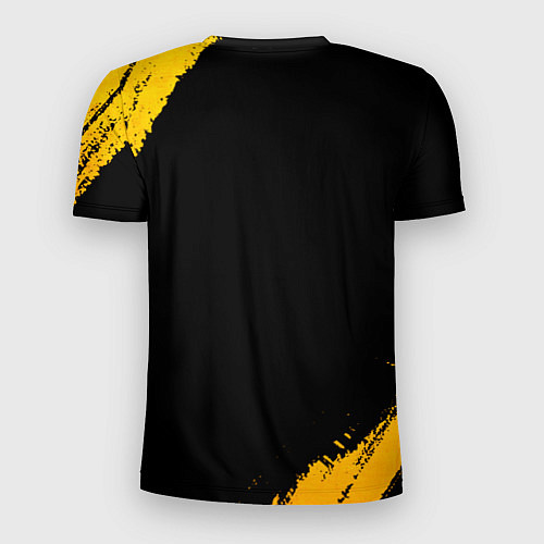 Мужская спорт-футболка Hoffenheim - gold gradient / 3D-принт – фото 2