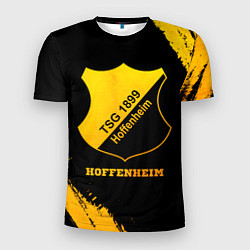 Мужская спорт-футболка Hoffenheim - gold gradient