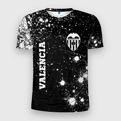 Мужская спорт-футболка Valencia sport на темном фоне вертикально