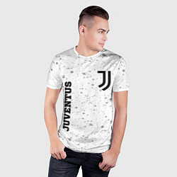 Футболка спортивная мужская Juventus sport на светлом фоне вертикально, цвет: 3D-принт — фото 2