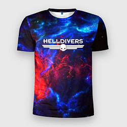 Футболка спортивная мужская Helldivers: Space Logo, цвет: 3D-принт