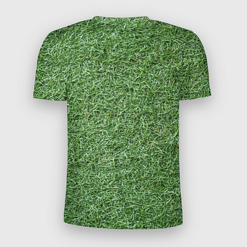 Мужская спорт-футболка Зеленая травка / 3D-принт – фото 2