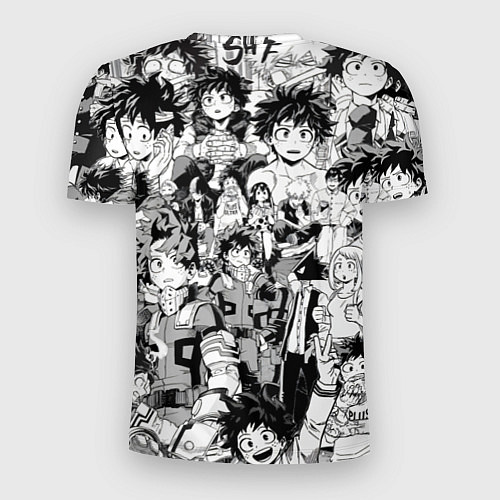 Мужская спорт-футболка Изуку Мидория - Моя геройская академия / 3D-принт – фото 2