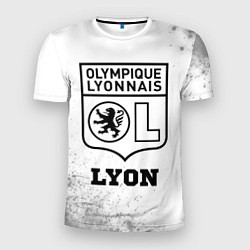 Мужская спорт-футболка Lyon sport на светлом фоне