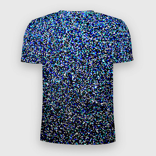 Мужская спорт-футболка Шум пикселей / 3D-принт – фото 2