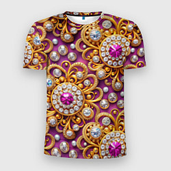 Мужская спорт-футболка Ювелирный паттерн