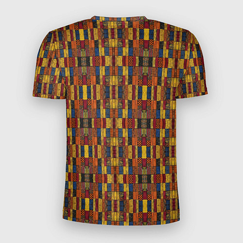 Мужская спорт-футболка Африканский геометрический узор-паттерн / 3D-принт – фото 2