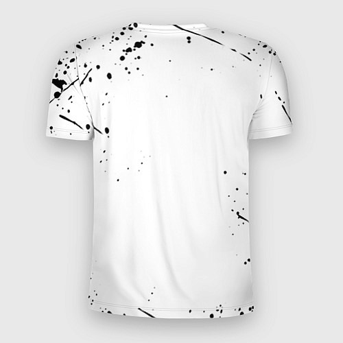 Мужская спорт-футболка Квейк краски текстура гейм / 3D-принт – фото 2