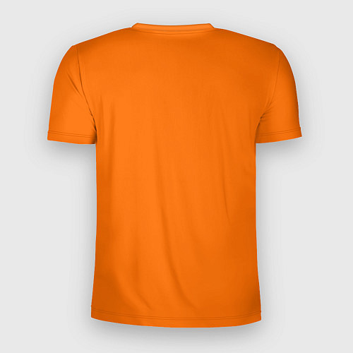 Мужская спорт-футболка Мир труд трэш оранжевый / 3D-принт – фото 2