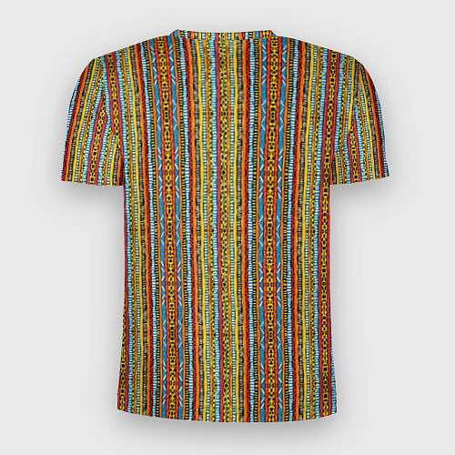 Мужская спорт-футболка Полосы в африканском стиле / 3D-принт – фото 2