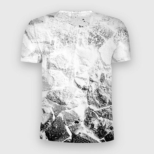 Мужская спорт-футболка Geely white graphite / 3D-принт – фото 2