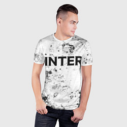Футболка спортивная мужская Inter dirty ice, цвет: 3D-принт — фото 2
