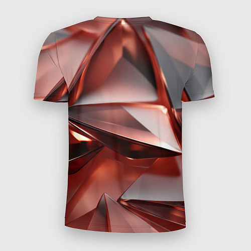 Мужская спорт-футболка Рубиновые пирамидки / 3D-принт – фото 2