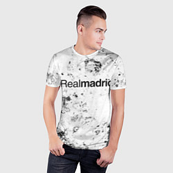 Футболка спортивная мужская Real Madrid dirty ice, цвет: 3D-принт — фото 2
