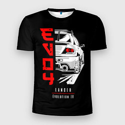 Мужская спорт-футболка Mitsubishi Lancer - Evolution 4
