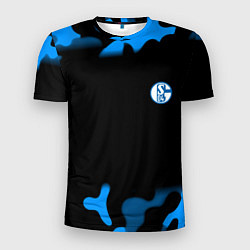 Мужская спорт-футболка Schalke 04 fc camo