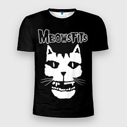 Футболка спортивная мужская Misfits - Meowsfits, цвет: 3D-принт