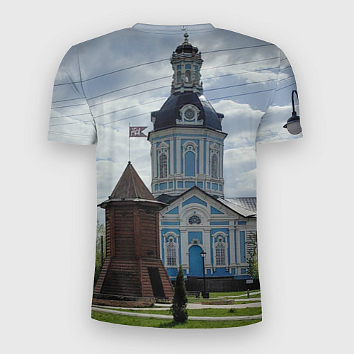 Мужская спорт-футболка Торопец Сторожевая башня / 3D-принт – фото 2