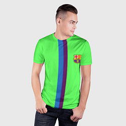 Футболка спортивная мужская Barcelona fc sport line, цвет: 3D-принт — фото 2
