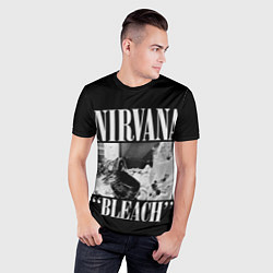 Футболка спортивная мужская Nirvana first album, цвет: 3D-принт — фото 2