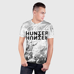 Футболка спортивная мужская Hunter x Hunter white graphite, цвет: 3D-принт — фото 2