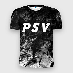 Футболка спортивная мужская PSV black graphite, цвет: 3D-принт