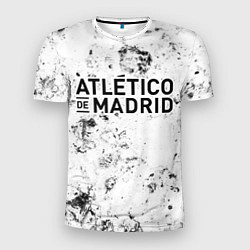 Футболка спортивная мужская Atletico Madrid dirty ice, цвет: 3D-принт