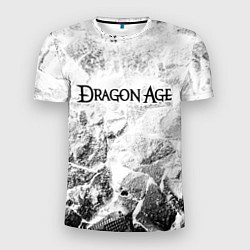 Мужская спорт-футболка Dragon Age white graphite