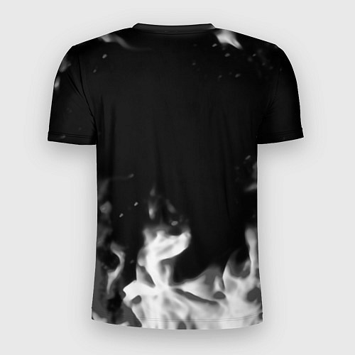 Мужская спорт-футболка Diablo fire black / 3D-принт – фото 2