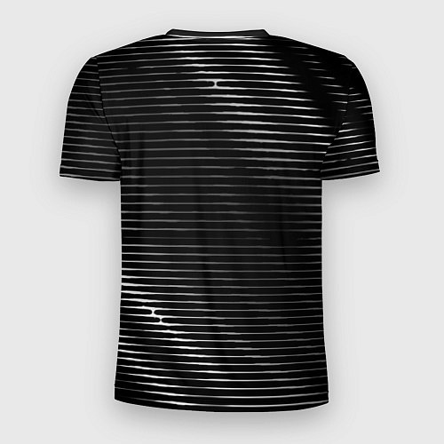 Мужская спорт-футболка David Bowie metal rock lines / 3D-принт – фото 2
