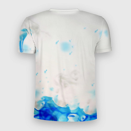 Мужская спорт-футболка Война богов синий огонь олимпа / 3D-принт – фото 2