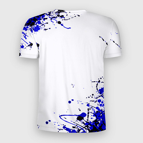 Мужская спорт-футболка Ведьмак лого краски / 3D-принт – фото 2
