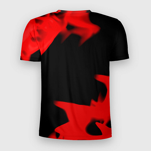 Мужская спорт-футболка Ведьмак лого огонь / 3D-принт – фото 2