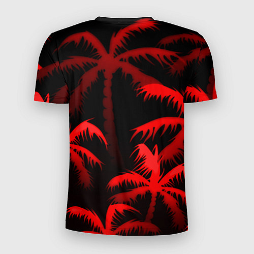 Мужская спорт-футболка Fortnite tropic red / 3D-принт – фото 2