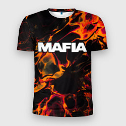 Мужская спорт-футболка Mafia red lava