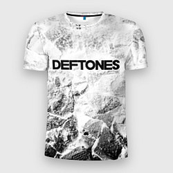 Мужская спорт-футболка Deftones white graphite